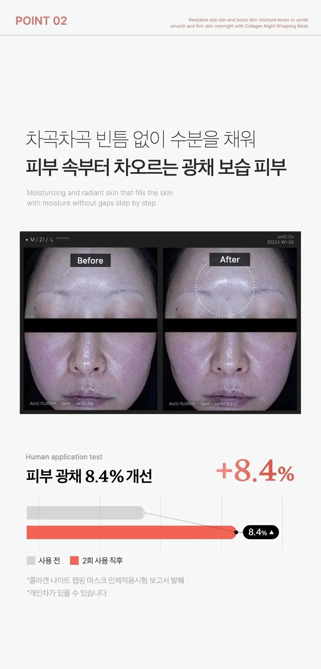 [아이돌물광팩]메디큐브 콜라겐 나이트 랩핑 마스크 75ml 어워즈 기획 (+브러쉬 + 5ml 증정) 상세페이지 31